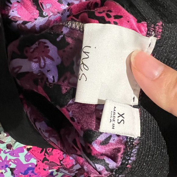 Floral skirt with two pockets elastic band size xs - Picture 4 of 4